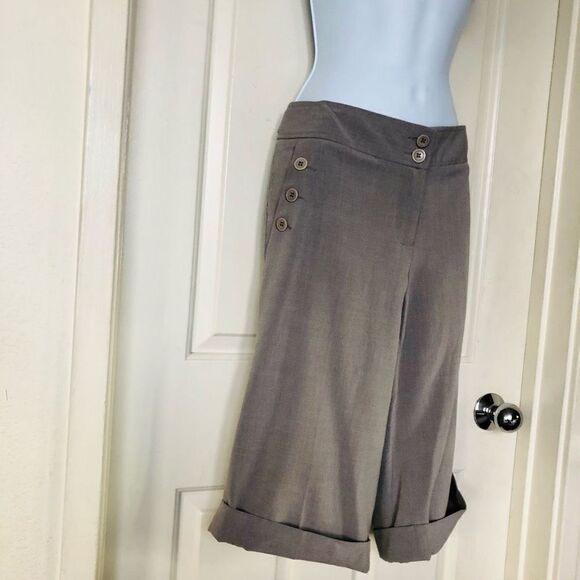 Finity Long Grey Dress Culotte Shorts - Picture 2 of 15